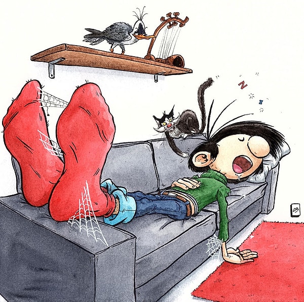 Наверстайте потерянный сон как Гастон