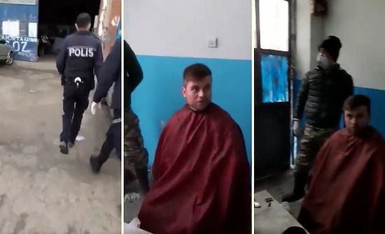 Depoda Saç Tıraşına Polis Baskını: Ne Yapacaklarını Şaşırdılar!
