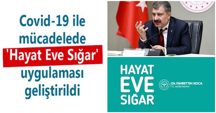 Koronavirüs Salgınına Karşı Açılan Savaşa Karşı Ülkemizde Geliştirilen Uygulama: 'Hayat Eve Sığar'