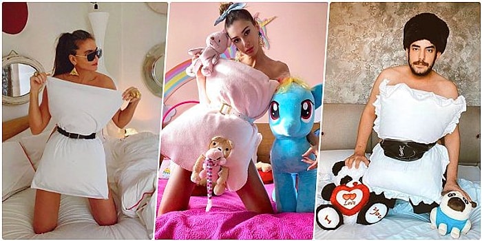 Новый странный тренд во время карантина: Quarantine Pillow Challenge!