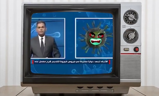 Irak Televizyonu İnsanları Bilinçlendirmek Adına Koronavirüs ile Röportaj Yaptı