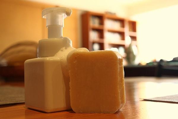 4. Sıvı sabun kullanmak