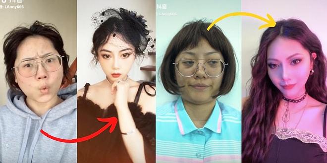 Asyalı Kadınların Makyajın Vermiş Olduğu Yetkiye Dayanarak Bambaşka Bir İnsana Dönüştüklerinin Kanıtı 13 İnanılmaz Değişim