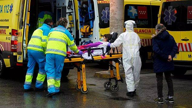 İspanya'da son 24 saatte 683 kişi hayatını kaybetti