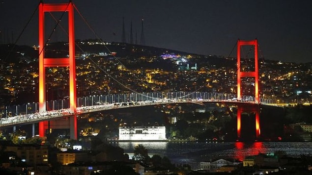 En fazla geçiş 15 Temmuz Şehitler Köprüsü'nden.