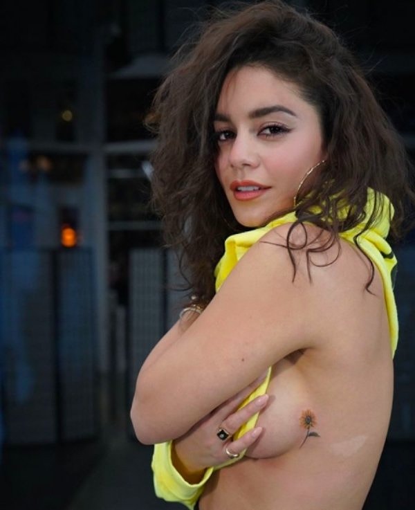 1. Vanessa Hudgens'ın ayçiçeği dövmesi: