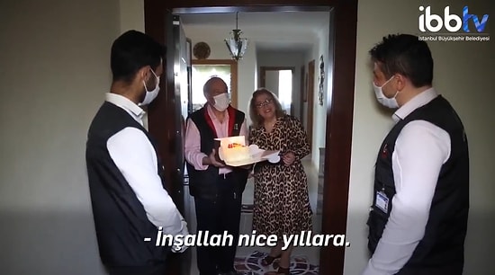 Evliliklerinin 43. Yılı İçin İBB Beyaz Masa Ekiplerinden Yardım İsteyen Çifte Muhteşem Sürpriz