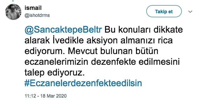 Koronavirüs Yüzünden Vefat Eden Eczacı İsmail Durmuş'a Sancaktepe Belediyesi'nden Öldüğü Gün Gelen İnanılmaz Cevap