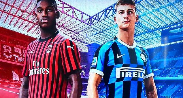 10. Inter ile Milan arasındaki tarihi derbi bu kez konsol oyununda sahneye taşındı. Serie A'da karşılaşmaların koronavirus nedeniyle ertelenmesinin ardından iki genç santrfor bu kez takımlarını temsilen sanal derbide karşı karşıya geldi.