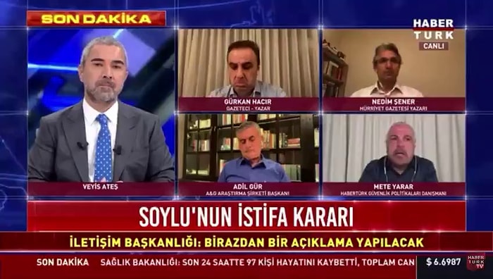 Habertürk Canlı Yayınında İlginç Anlar: Programa Katılan Konuklardan Birisi Osurdu!