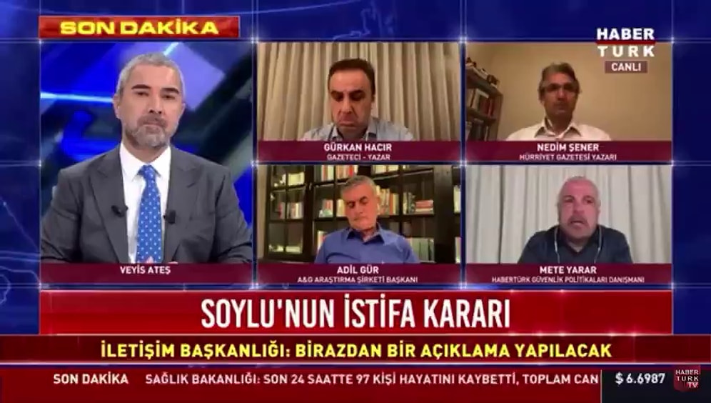 Habertürk Canlı Yayınında İlginç Anlar: Programa Katılan Konuklardan Birisi Osurdu!