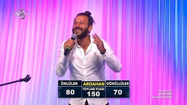 Gecede şarkı yarışmasını kazanan isim Ardahan oldu.