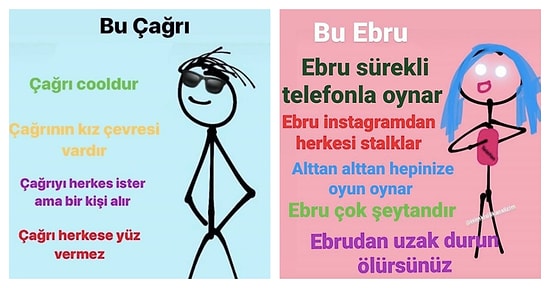 İsimlere Yaptıkları Cuk Oturan Komik Karakter Analizleriyle 'E Bu Ben' Dedirten Hesaptan Paylaşımlar