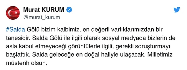 Kurum açıklamasında şu ifadelere yer verdi👇