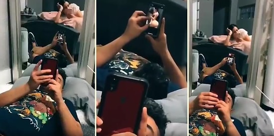 Sevgilisinin Yanında Başka Kadınları Stalk'layan Adamın Kötü Bir Şekilde Yakalandığı Anlar