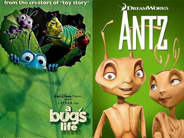 5. "Приключения Флика" и "Муравей Антц" (1998 год)