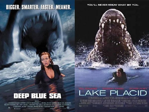 13. "Глубокое синее море" & "Озеро страха" (1999)