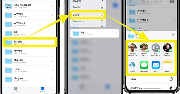 19. iCloud Drive Klasör Paylaşımı ile arkadaşlarınızla klasör paylaşma