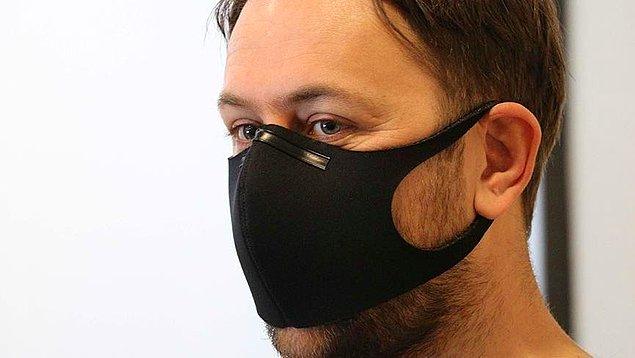 'Bu maske, cerrahi maskenin üzerine süs olarak takılabilir'