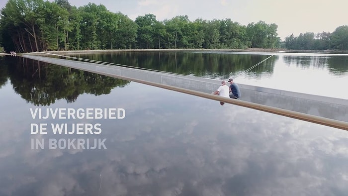 Bisiklet Tutkunları İçin Unutulmaz Bir Deneyim Yaşatan Suyun İçinden Geçen Bisiklet Yolu