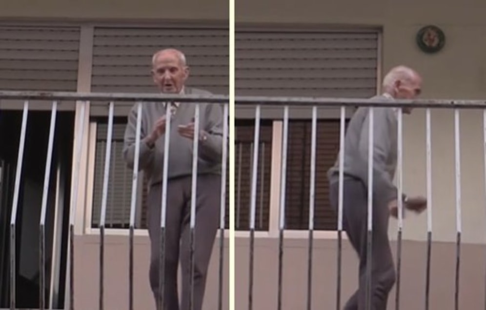 100 Yaşındaki Adam, Koronavirüs ile Canları Pahasına Savaşan Sağlık Çalışanlarına Dansıyla Teşekkür Ediyor