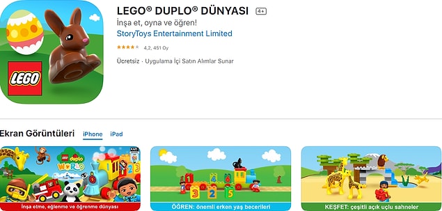 19. LEGO® DUPLO® DÜNYASI