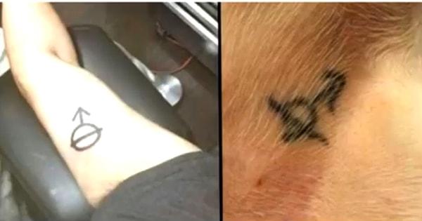1. Köpeğinde gördüğü işaretin kısır olduğu anlamına geldiğini bilmeden dövme yaptıran adam.