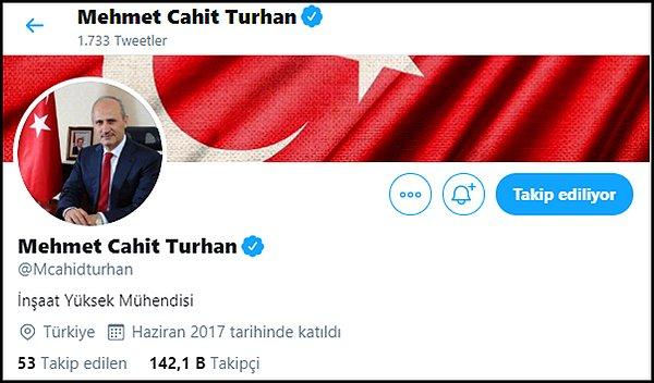 Yakın zamanda Ulaştırma Bakanlığı görevinden alınan Cahit Turhan'ın da paylaşımlara destek vermediği görüldü.