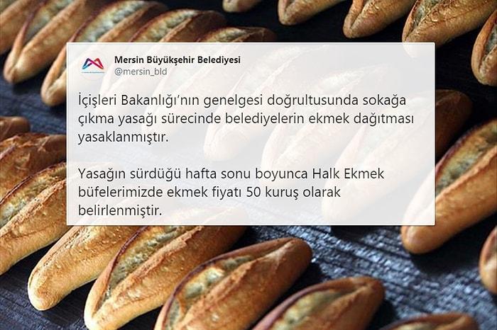 Mersin Belediyesi'nin 'Ekmek Dağıtımı Yasaklandı' İddiasına Valilikten Cevap: 'Vefa Destek Grupları Dağıtacak'