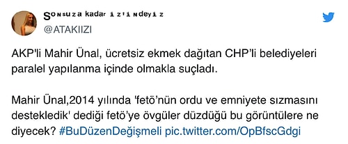 AKP'li Mahir Ünal CHP'li Belediyelerin Ekmek Dağıtımına 'Ayrı Baş Çekmek' Dedi: 'Devletteki Karşılığı Paralel Yapıdır'