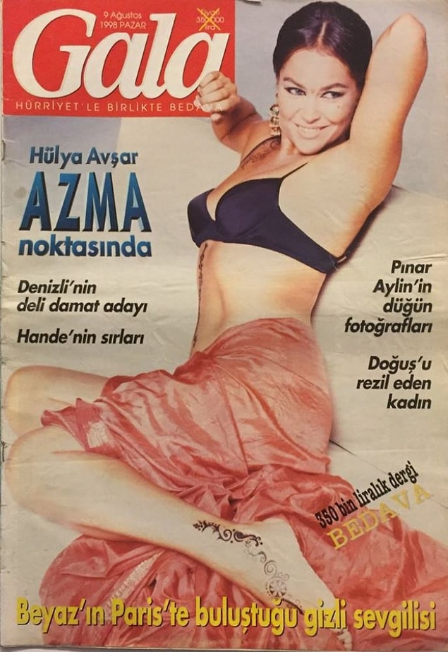 5. Hülya Avşar kim bilir neler anlattı ama gazeteciler içinden şu lafı alıp kapak yapmışlar büyük ihtimalle...