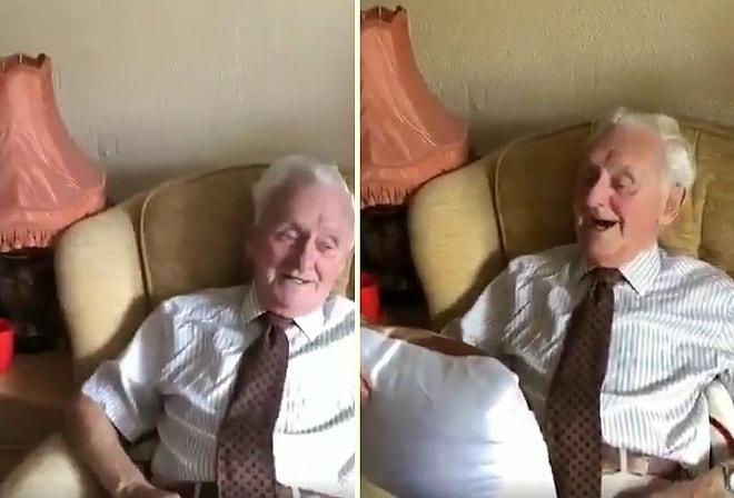 Kaybettiği Eşinin Fotoğrafına Sarılarak Uyuyan 94 Yaşındaki Adama Yapılan Muhteşem Sürpriz