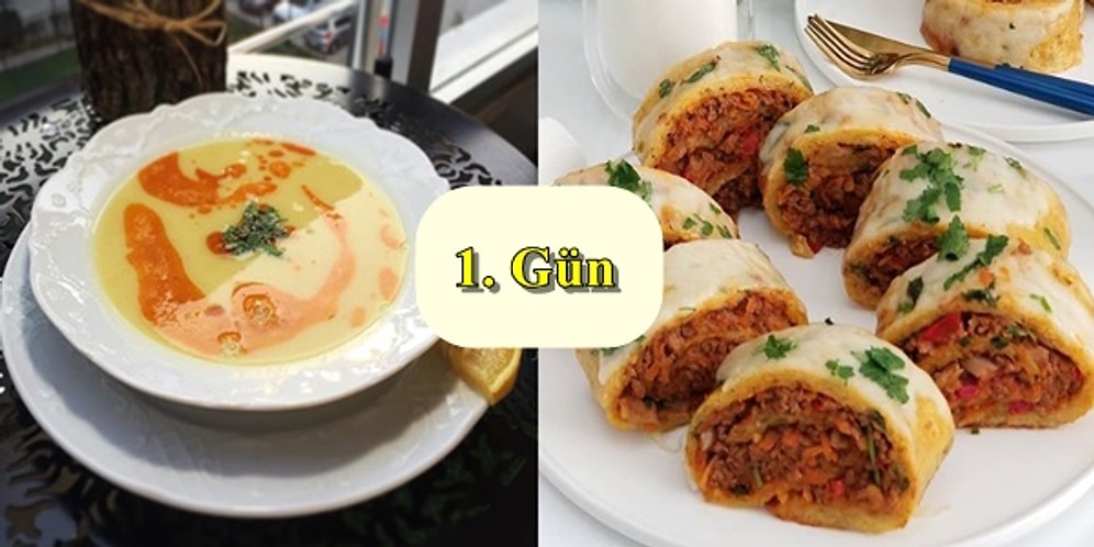 'İftara Ne Pişirsem?' Diye Düşünmeyin! Ramazan'ın 1. Günü İçin İftar Menüsü Önerisi