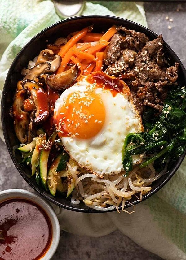 9. Kore dendiğinde akla gelen ilk yemeklerden: Bibimbap