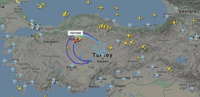 THY Uçağından 23 Nisan Jesti: Gökyüzüne Dünyanın En Büyük 'Türk Bayrağı' Çizildi