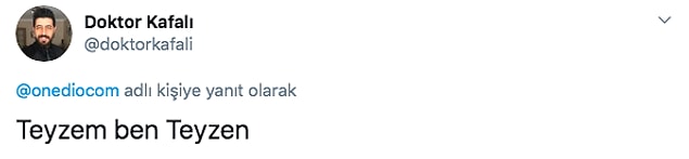 1. Ardından birbirinden ilginç cevaplar geldi. 😅