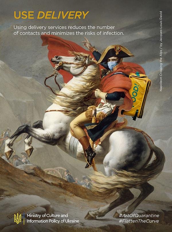 1. Jacques-Louis David, ''Napoleon Crossing The Alps''