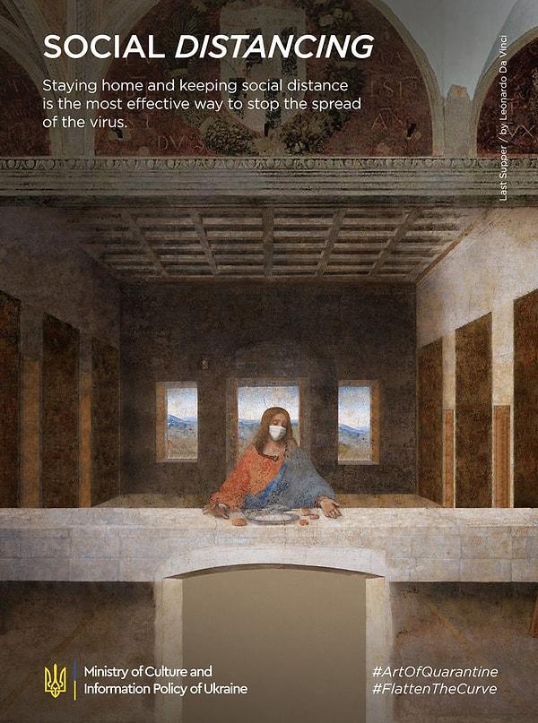 2. Leonardo Da Vinci, ''Last Supper''