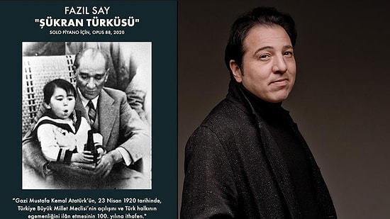 Fazıl Say'dan Milli Egemenliğin 100. Yılına İthafen; Şükran Türküsü