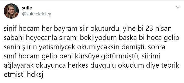 14. Ağlayarak şiir okumaların arkasındaki hikaye böyle olabilir mi? :)