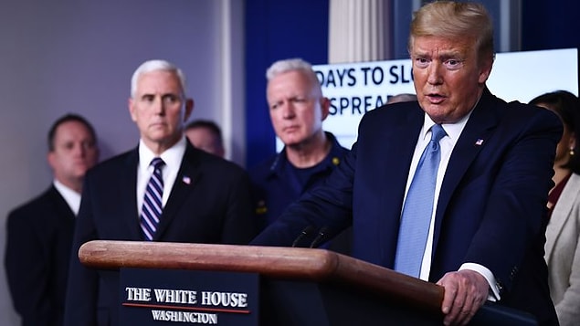 Trump, Güneş'in virüse karşı etkisinin anlatıldığı sunumdan sonra konuştu