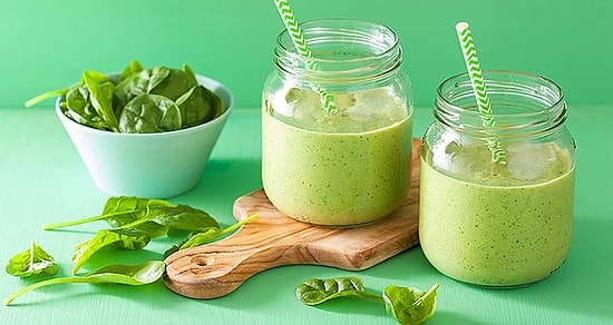 Evi Spor Salonuna Çevirdiysen: Ispanaklı Smoothie