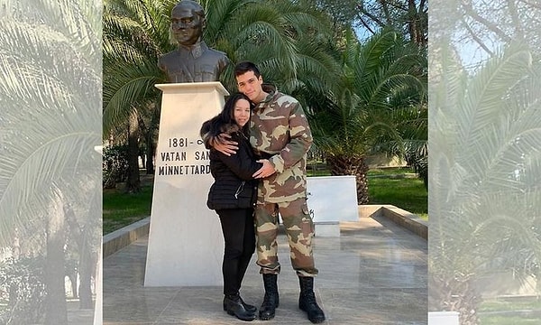 6. Актер Джан Яман с мамой