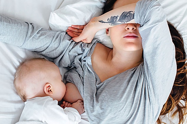 8. Emziriyorsun değil mi? Sakın mama verme, hiç sağlıklı değil. En iyisi anne sütü!