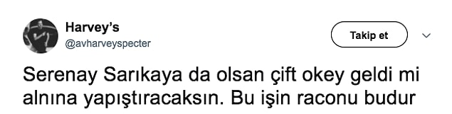 Serenay Sarıkaya'nın çift okeyli paylaşımına sosyal medyadan da ilginç yorumlar geldi.
