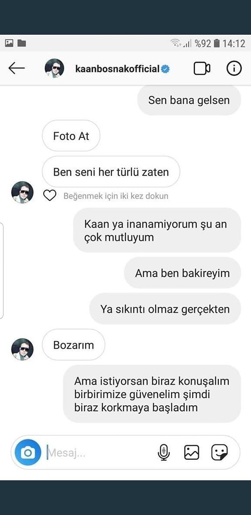 Mesajları İfşa Edilen Kaan Boşnak'a, Eşinin "Çıplak Fotoğraf Göndermediğim İçin Evlendik" Sözleri Tepki Çekti