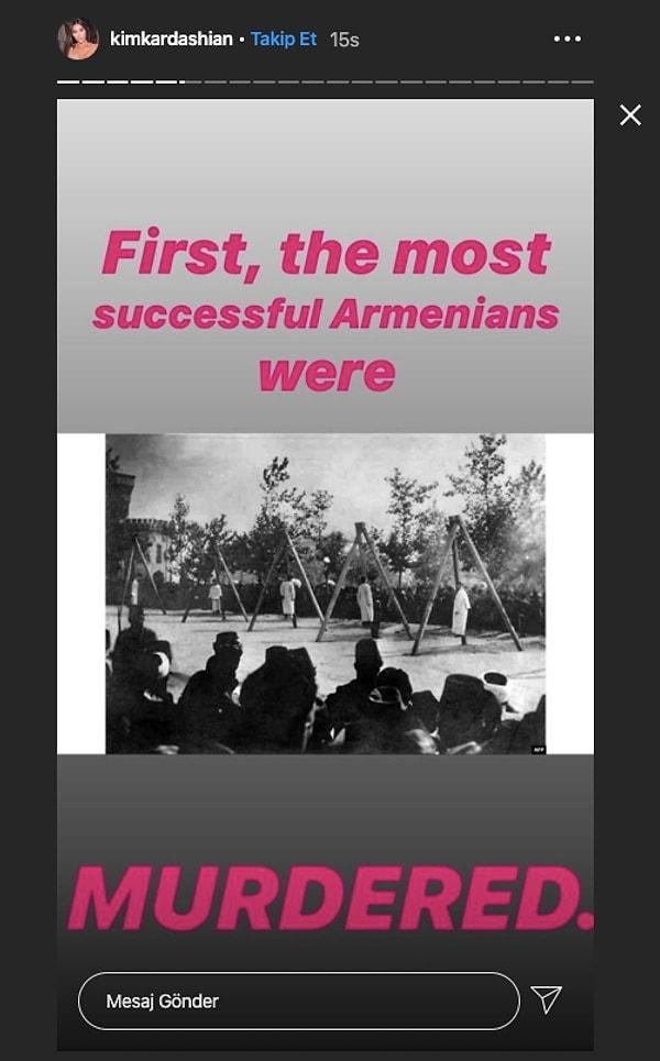 "İlk başta en güçlü Ermeniler öldürüldü."