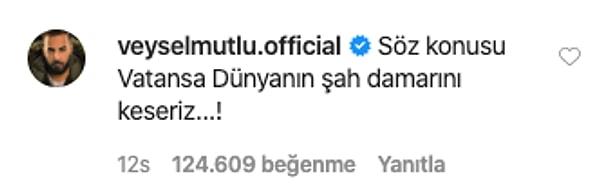 Instagram'daki son postun altına Türk ünlülerden birçok yorum geldi...