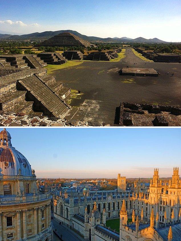 12. Oxford Üniversitesi, Aztek İmparatorluğu'ndan yüzlerce yıl daha yaşlıdır. (Oxford - 1096, Aztekler - 1428)