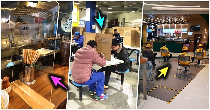 И нас это ждет:15 фотографий, из ресторанов в азиатских странах, которые снова открылись после коронавируса